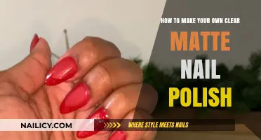 DIY Clear Matte Nail Polish: Easy Homemade Recipe for a Perfect Finish