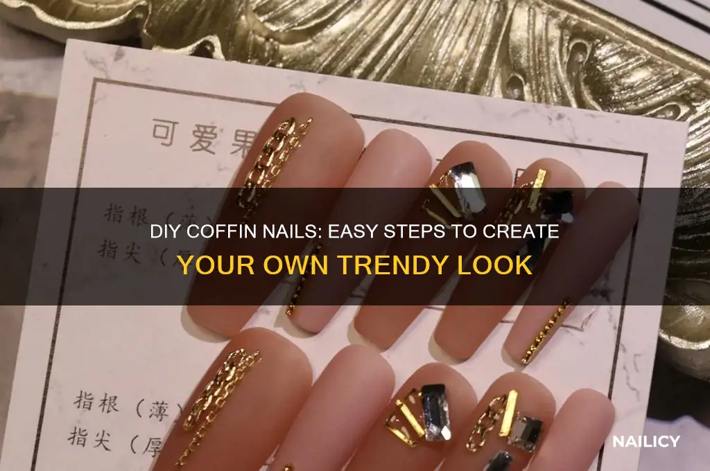 how to make your own coffin nails