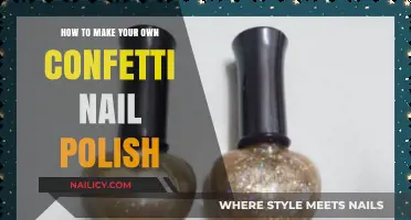 DIY Confetti Nail Polish: Create Your Own Sparkling Manicure Magic