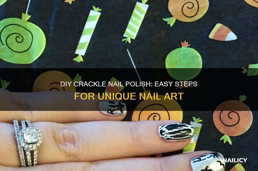 how to make your own crackle nail polish