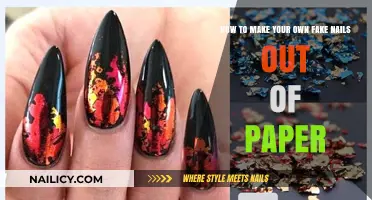 DIY Paper Fake Nails: Easy Creative Crafting Guide