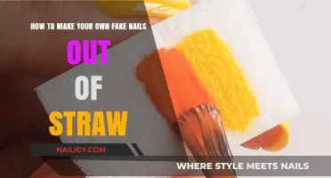 DIY Straw Nails: Crafting Your Own Fake Nails Easily