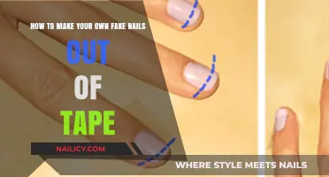 DIY Tape Nails: Easy Steps to Create Your Own Fake Nails