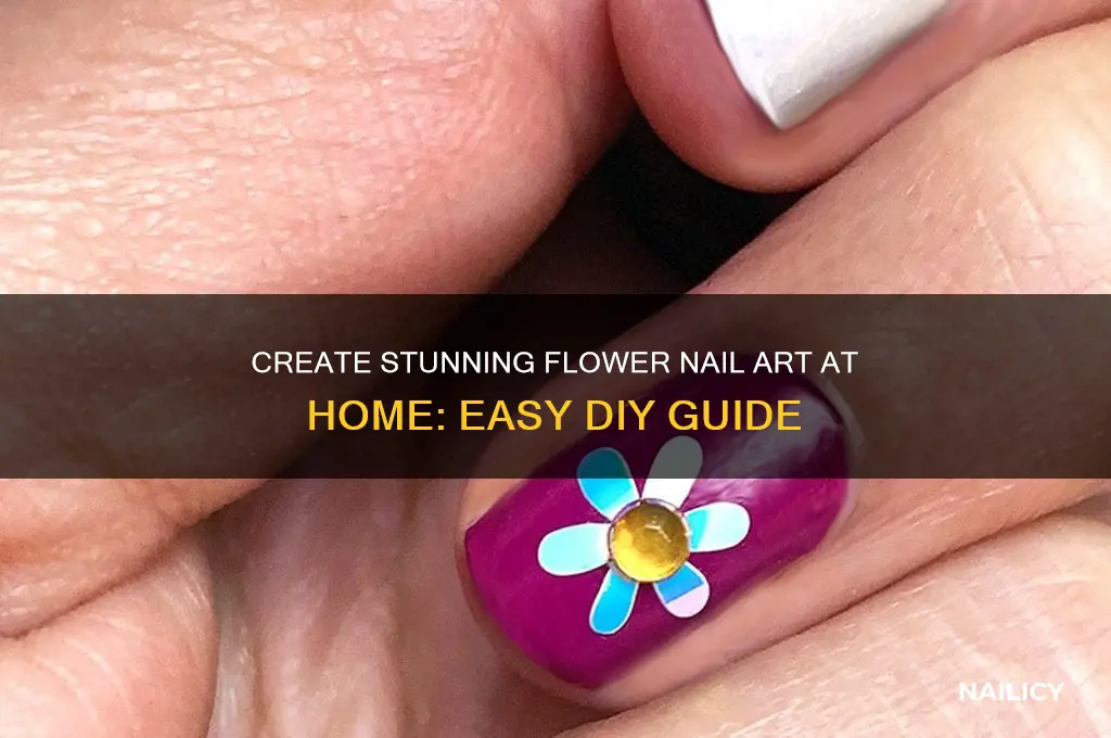 how to make your own flower nail