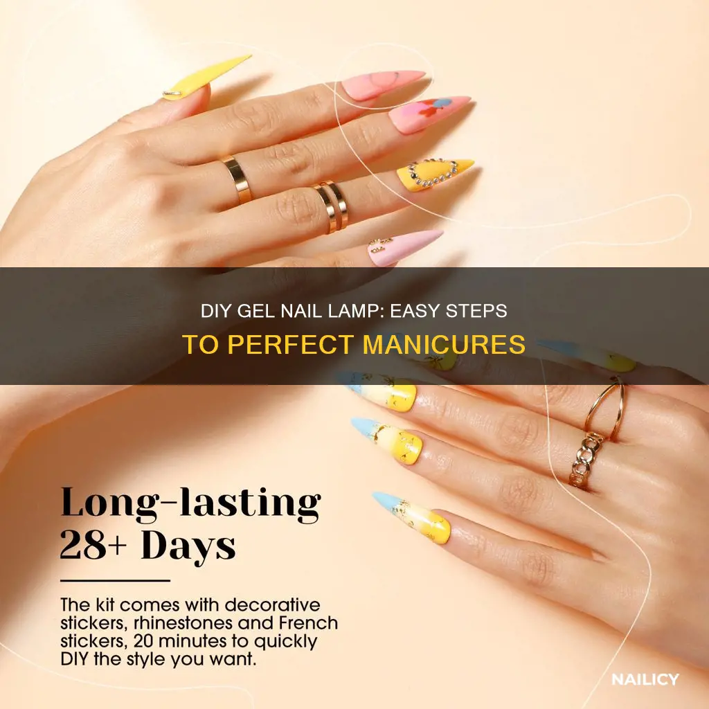 how to make your own gel nail lamp