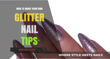 DIY Sparkling Manicure: Crafting Your Own Glitter Nail Tips