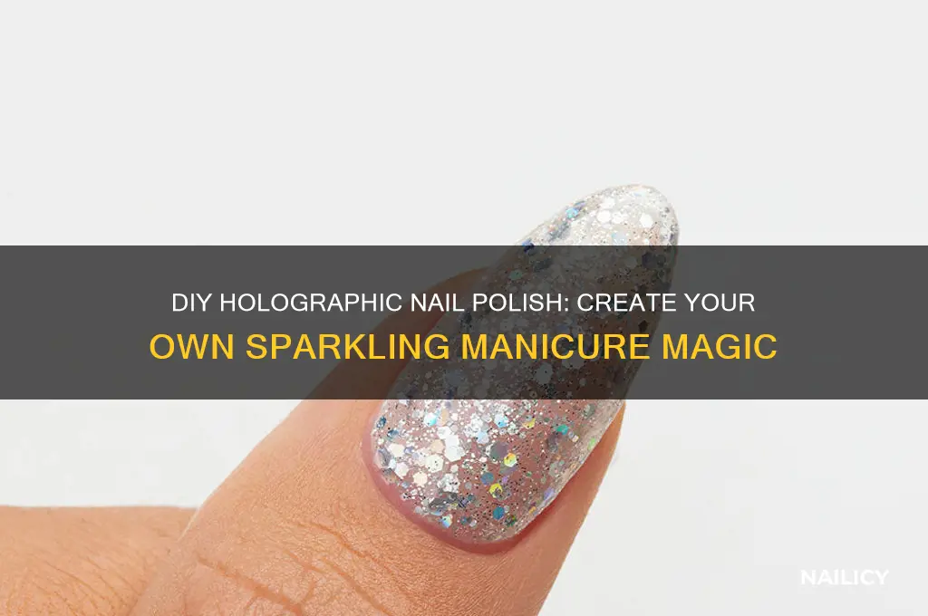 how to make your own holographic nail polish
