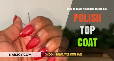 DIY Matte Nail Polish Top Coat: Easy Steps for a Velvet Finish