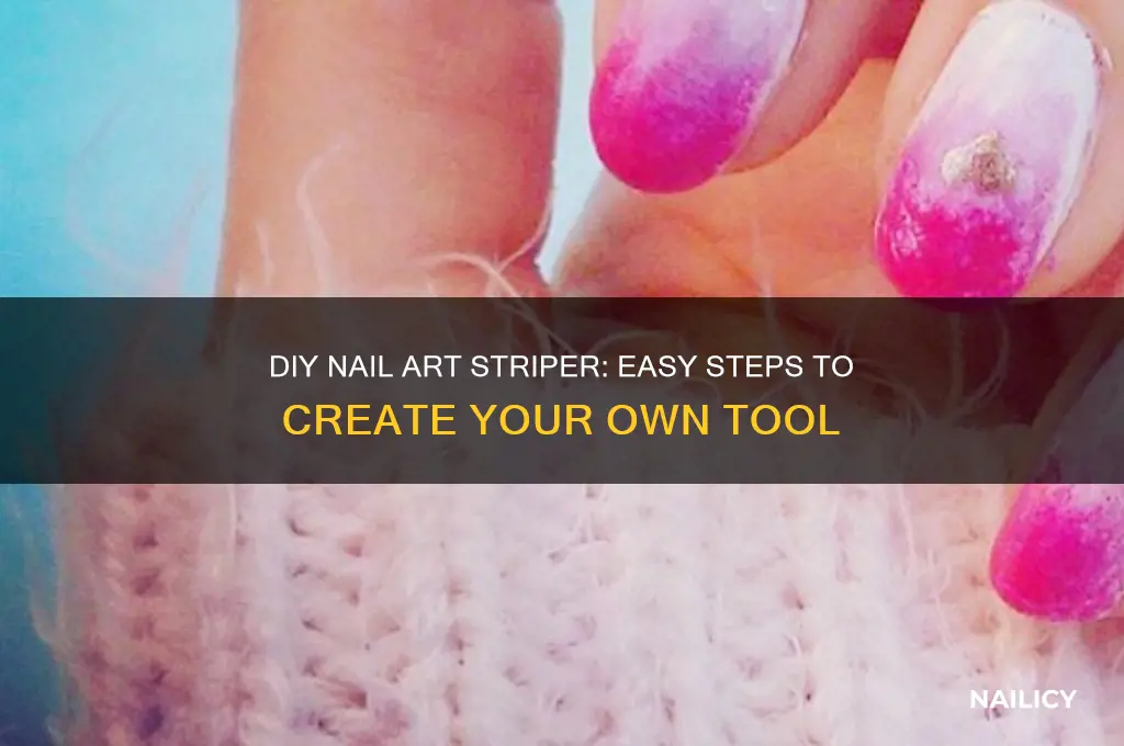 how to make your own nail art striper