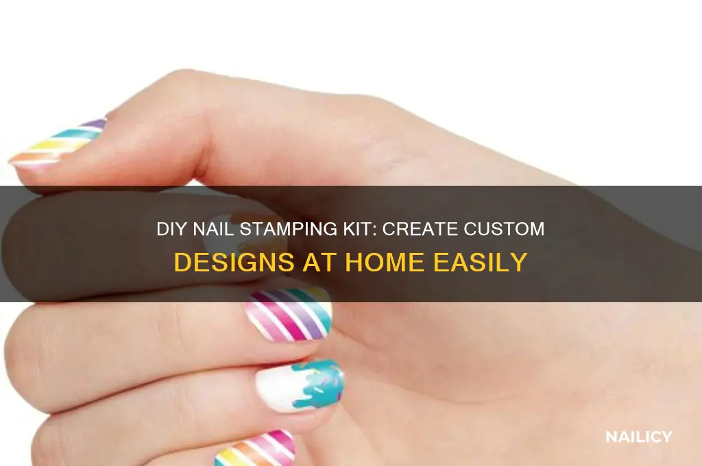 how to make your own nail stamping kit