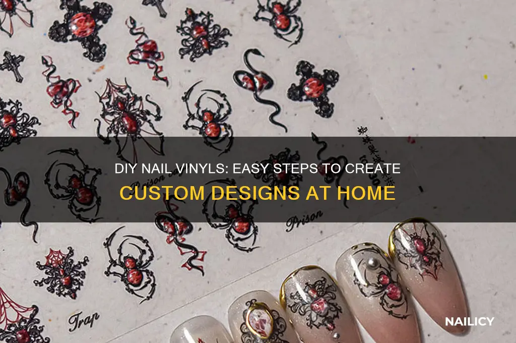 how to make your own nail vinyls