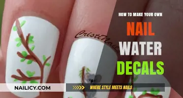 DIY Nail Art: Crafting Custom Water Decals at Home