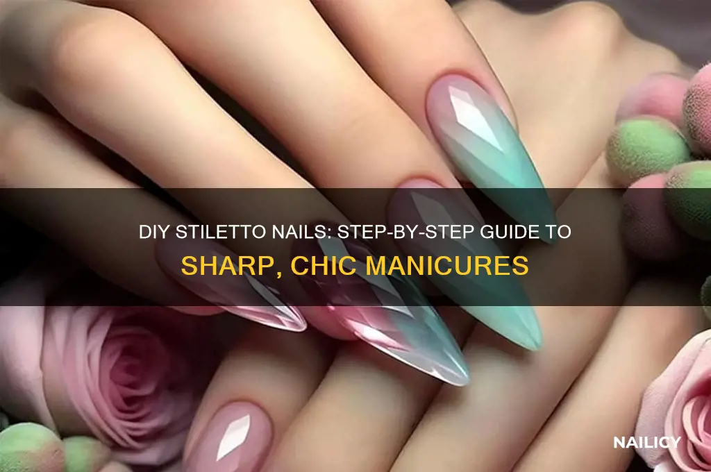 how to make your own stiletto nails