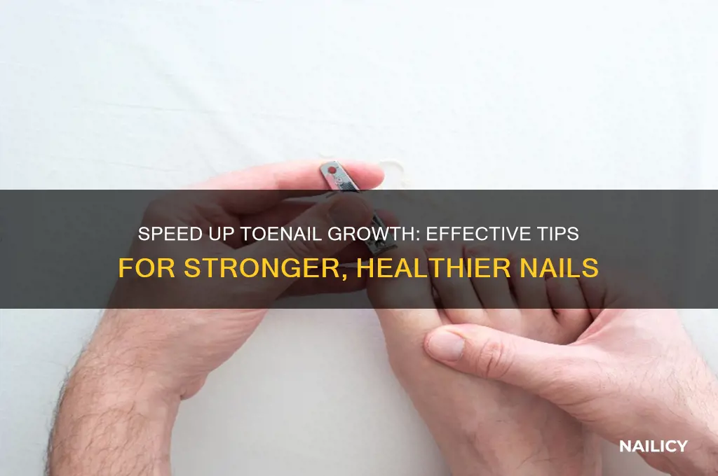 how to make your toe nail grow faster