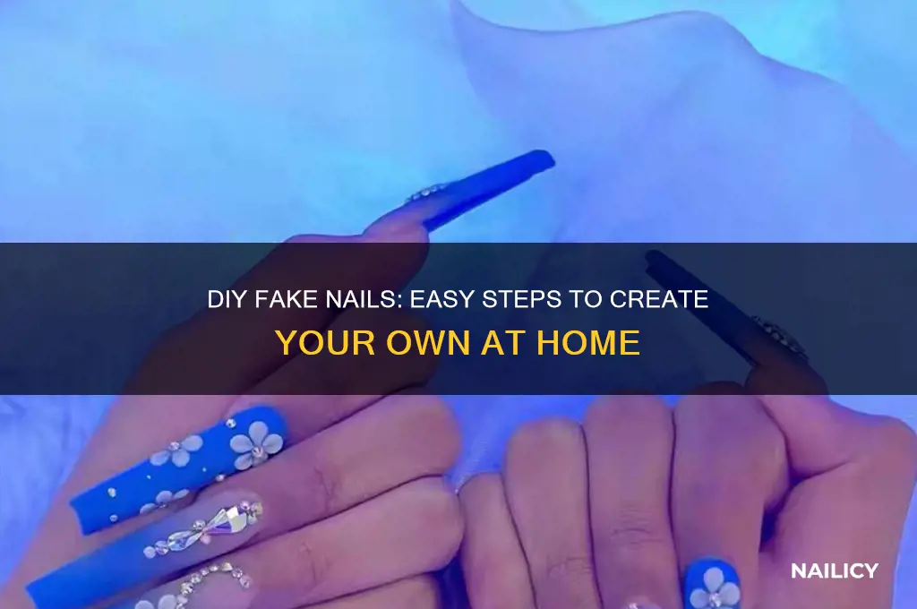 how to make your won fake nails