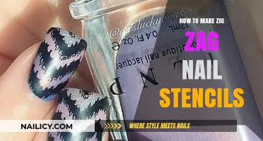 DIY Zig Zag Nail Stencils: Easy Steps for Perfect Designs
