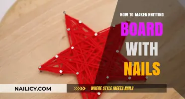 DIY Knitting Board: Crafting with Nails for Beginners