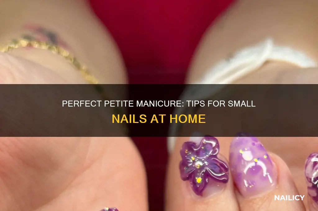 how to manacure my own petite nails