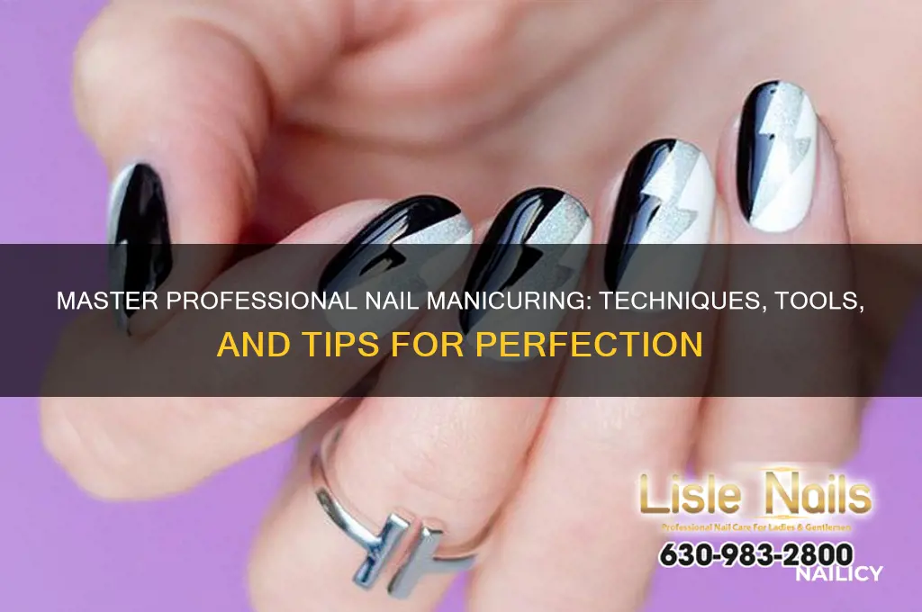 how to manicure nails professionally