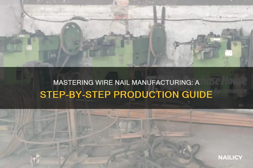 how to manufacture wire nails