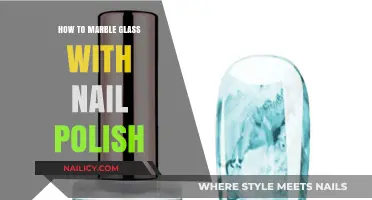 Marble Glass with Nail Polish: Easy DIY Crafting Guide