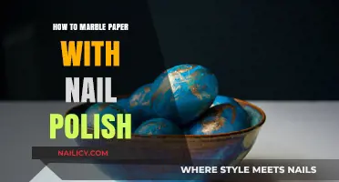 DIY Marble Paper: Nail Polish Techniques for Stunning Designs