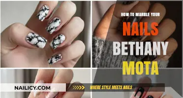 Bethany Mota's Marble Nail Art: Easy DIY Tutorial for Stunning Nails