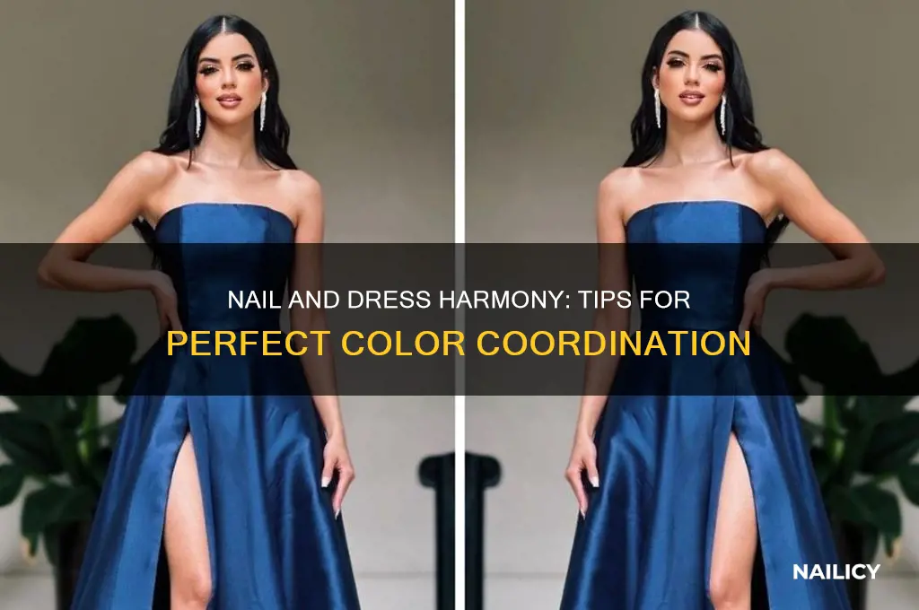 how to match your nails to your dress