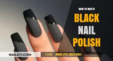 Achieve Sleek Matte Black Nails: Easy DIY Polish Transformation Guide