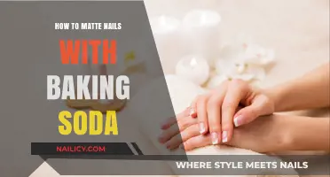 Matte Nails Made Easy: Baking Soda Hack for a Velvet Finish