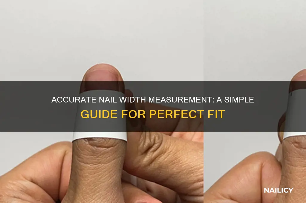 how to measure nail width