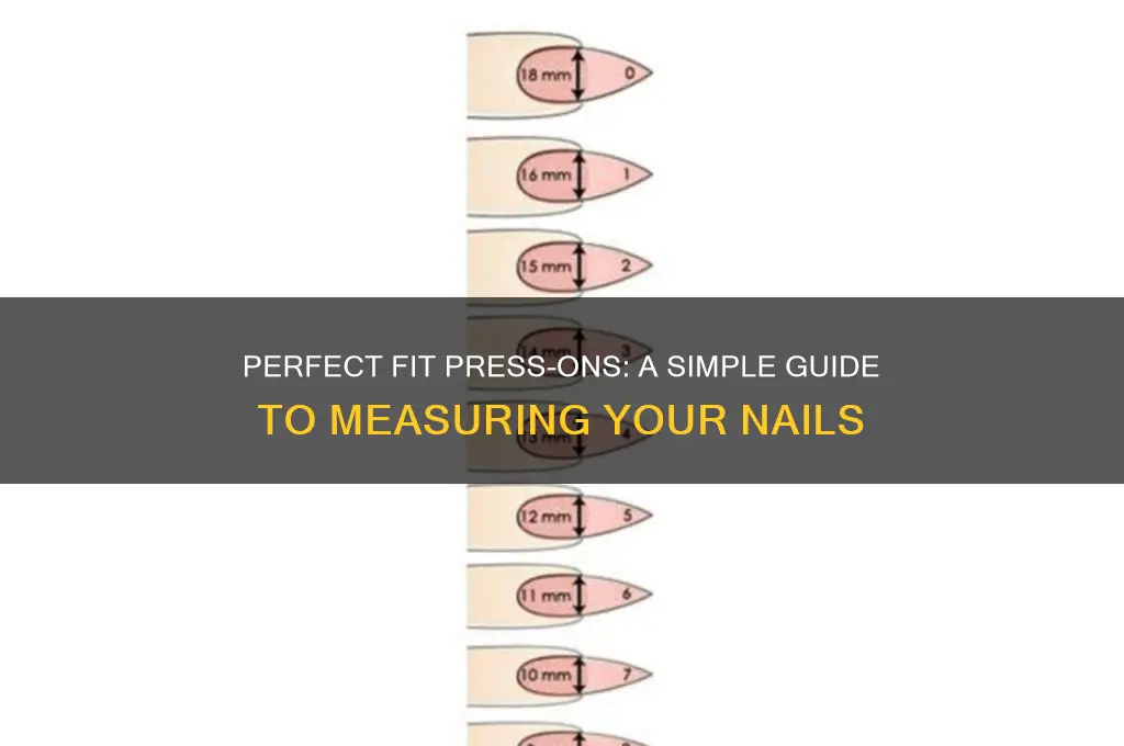 how to measure your nails for press ons