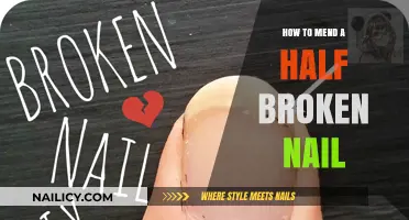 Quick Fix: Repairing a Half-Broken Nail with Ease