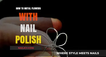 Create Stunning Metal Flowers Using Nail Polish: A DIY Guide
