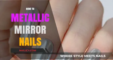 Achieve Stunning Metallic Mirror Nails: A Step-by-Step DIY Guide