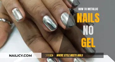 Get Metallic Nails Without Using Gel: Easy Steps