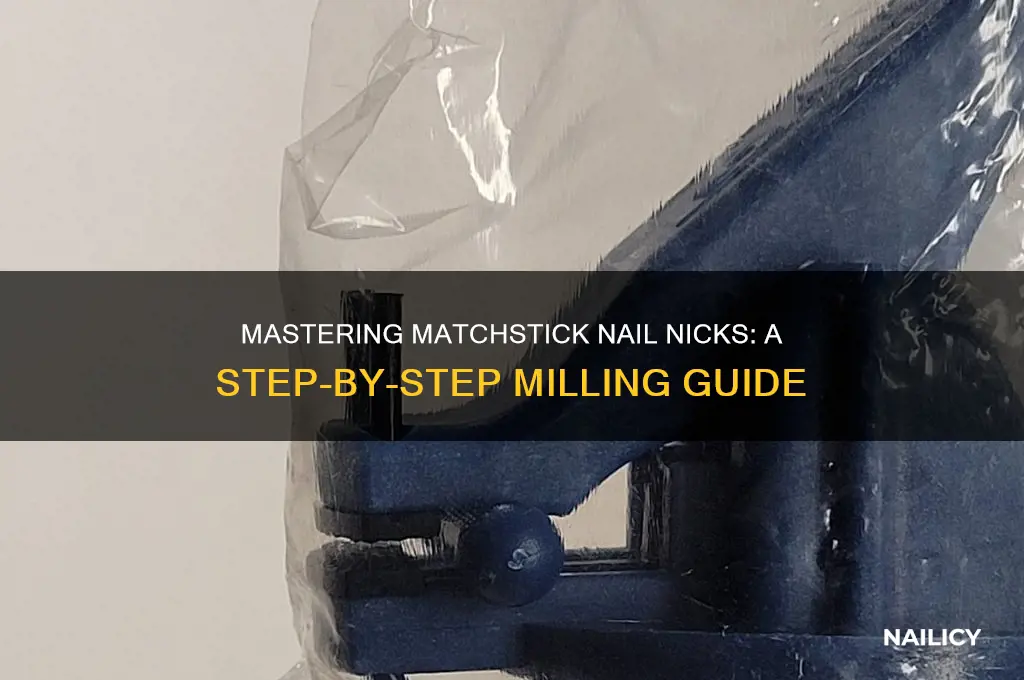 how to mill a matchstick nail nick