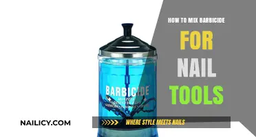 Mastering Barbicide Mixing: A Step-by-Step Guide for Nail Tool Disinfection