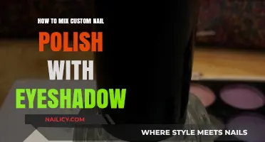DIY Nail Polish: Mixing Custom Shades with Eyeshadow for Unique Looks