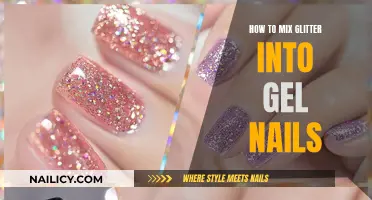 Mixing Glitter with Gel Nails: A Step-by-Step Guide