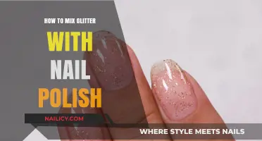 Sparkle Up Your Manicure: Mixing Glitter with Nail Polish