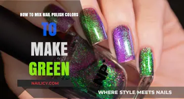 Mixing Nail Polish: Create Your Perfect Green Shade at Home