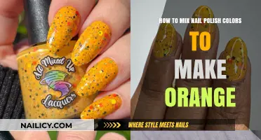 Mixing Nail Polish: Create Vibrant Orange Shades at Home Easily