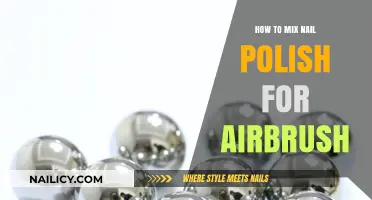 Mastering Airbrush Nail Art: Tips for Mixing Nail Polish Perfectly