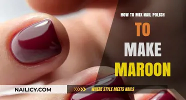 Mixing Nail Polish: Create the Perfect Maroon Shade at Home