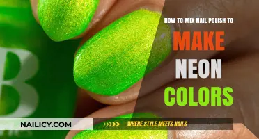 Mixing Nail Polish: Create Vibrant Neon Colors at Home Easily