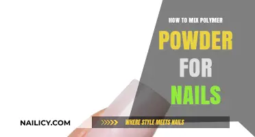 Mastering the Art of Mixing Polymer Powder for Perfect Nails