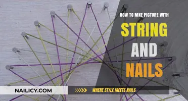 Creative String Art: Crafting Stunning Pictures with Nails and Thread