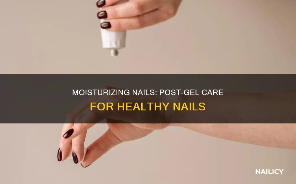 how to moisturize nails after gel