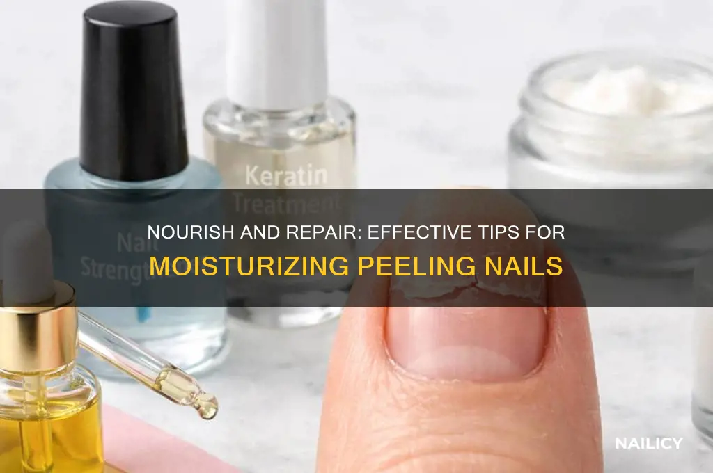 how to moisturize peeling nails